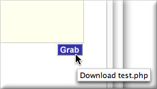 Grabcode button screenshot